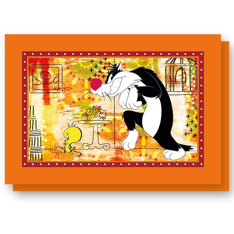 Egan Placemat Sylvester & Tweety 45X30cm (Set Of 2) Egan Placemat Sylvester & Tweety 45X30cm (Set Of 2)