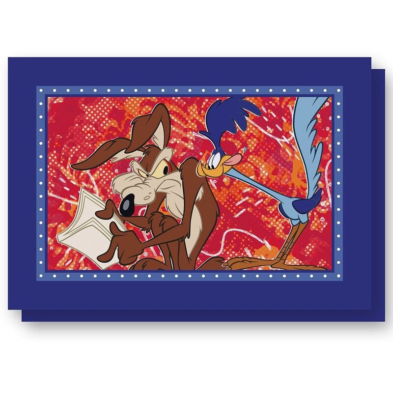 Egan Placemat Wile E. Coyote And The Road Runner 45X30cm (Set Of 2) Egan Placemat Wile E. Coyote And The Road Runner 45X30cm (Set Of 2)