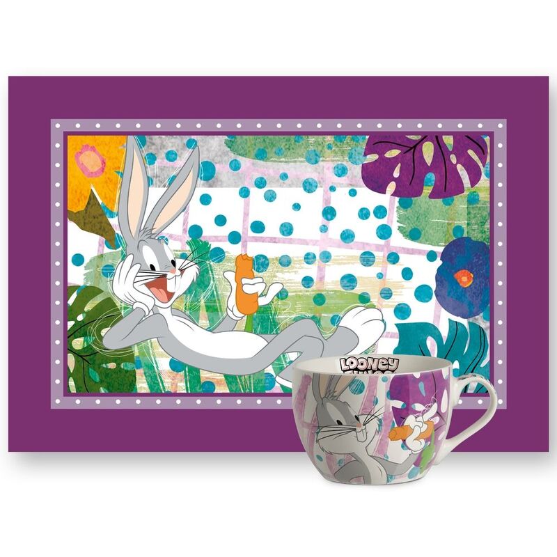Egan Breakfast Cup And Placemat Bugs Bunny Set Egan Breakfast Cup And Placemat Bugs Bunny Set
