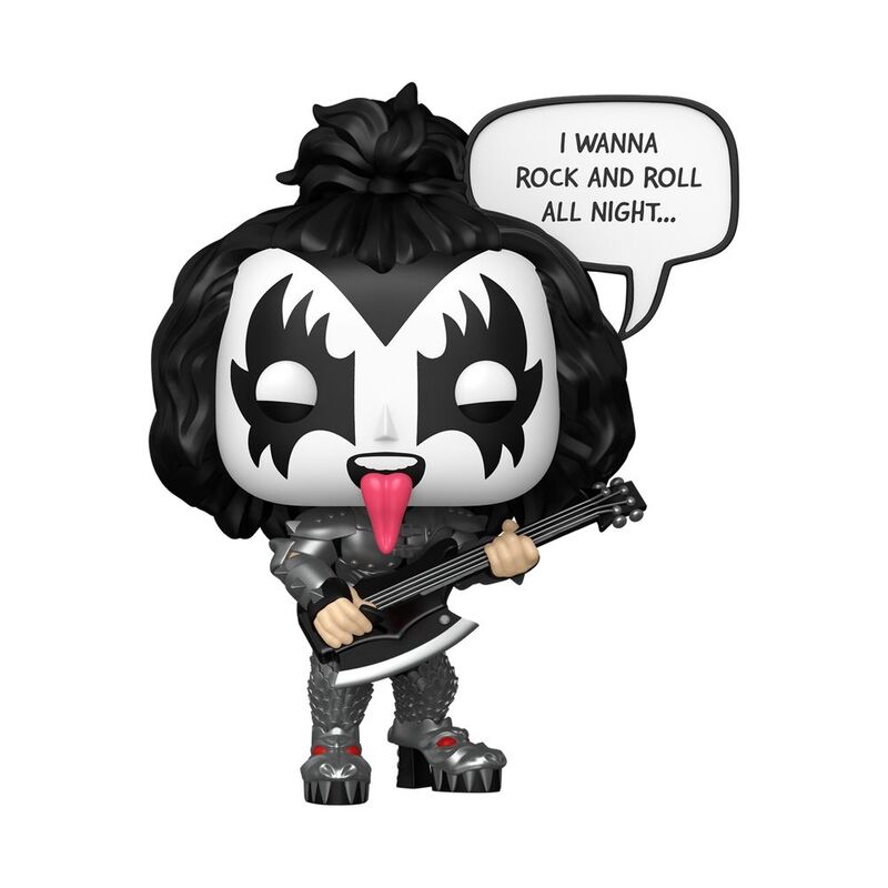 Funko Pop! Sayings Rocks Kiss The Demon R&R All Night Vinyl Figure Funko Pop! Sayings Rocks Kiss The Demon R&R All Night Vinyl Figure