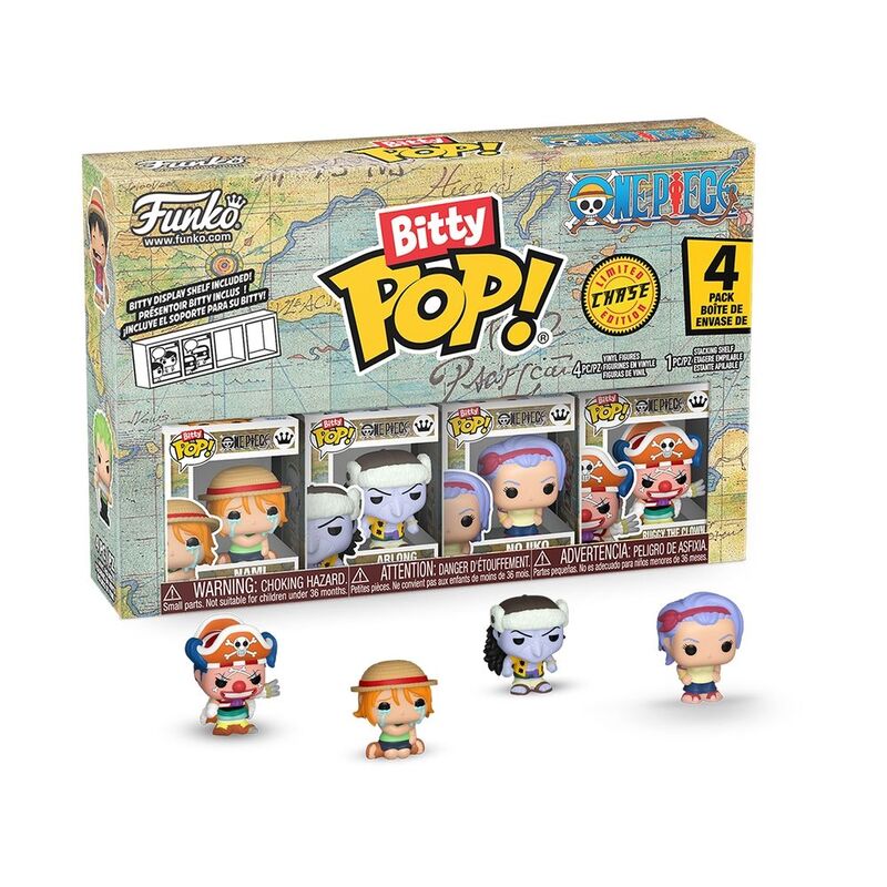 Funko Bitty Pop! Animation One Piece Nami Vinyl Figure (Pack Of 4)