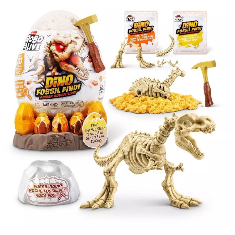 Zuru Robo Alive Dino Fossil Find Amber Adventure Seriess 1 Zuru Robo Alive Dino Fossil Find Amber Adventure Seriess 1