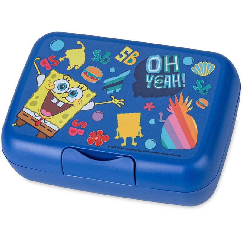 Koziol Candy L Spongebob Squarepants Lunchbox Blue