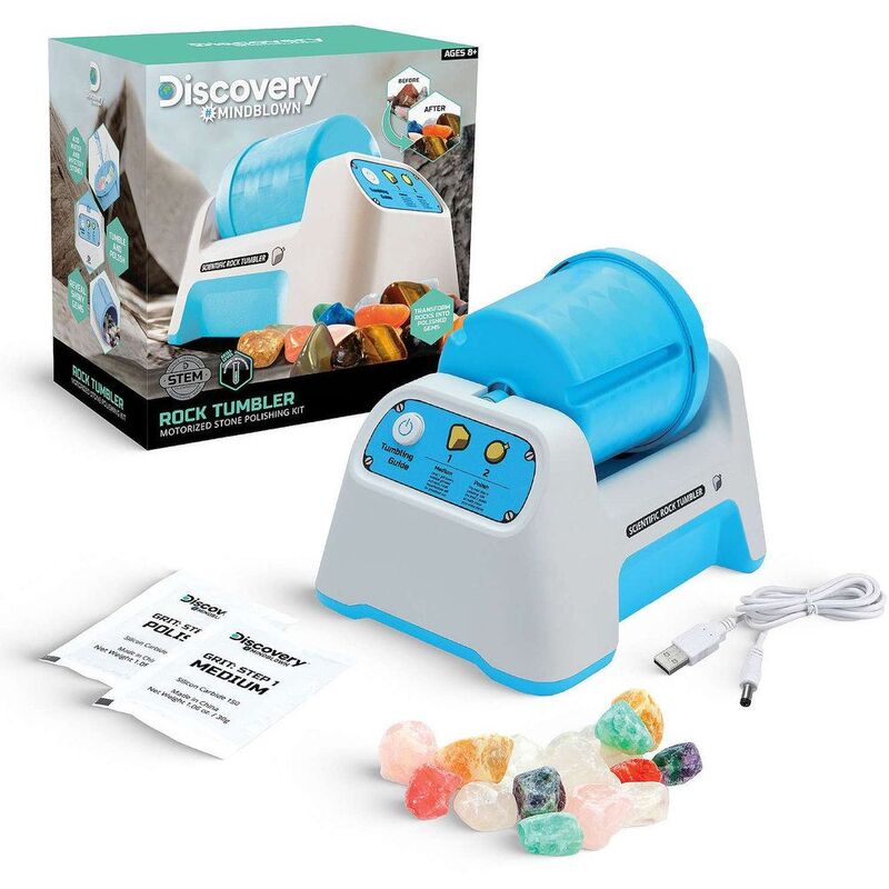 Discovery Kids' Rock Tumbler Motorized Polishing Set Stem Kit Discovery Kids' Rock Tumbler Motorized Polishing Set Stem Kit