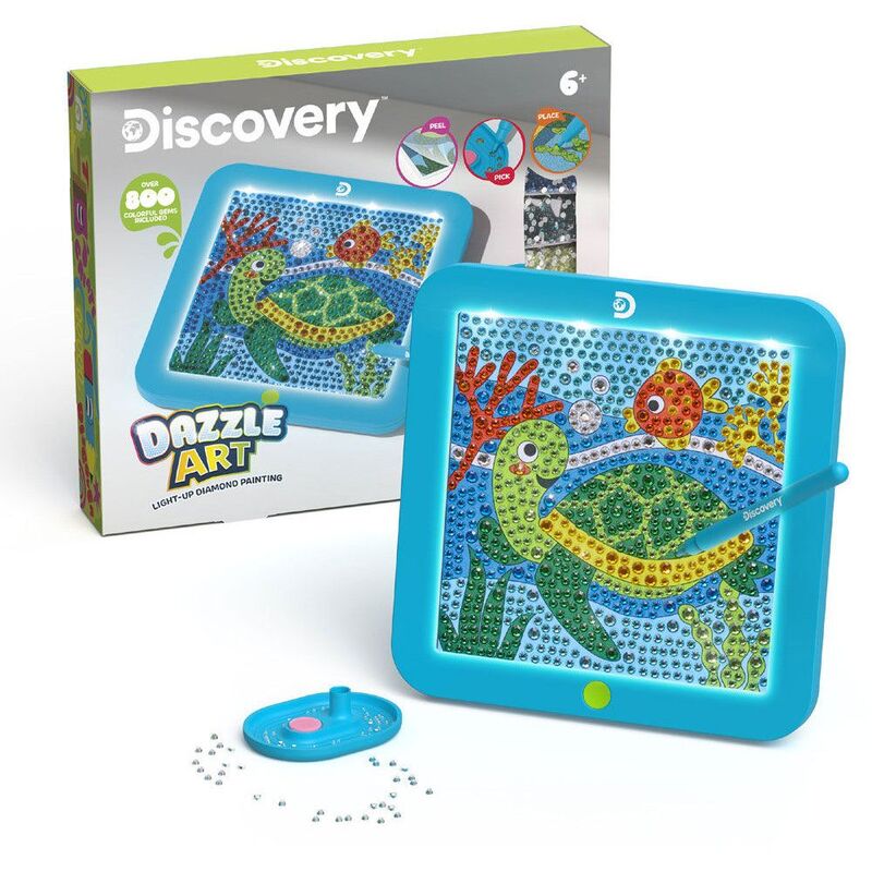 Discovery Toy Dazzle Art Lightup Diamond Painting Kit Discovery Toy Dazzle Art Lightup Diamond Painting Kit
