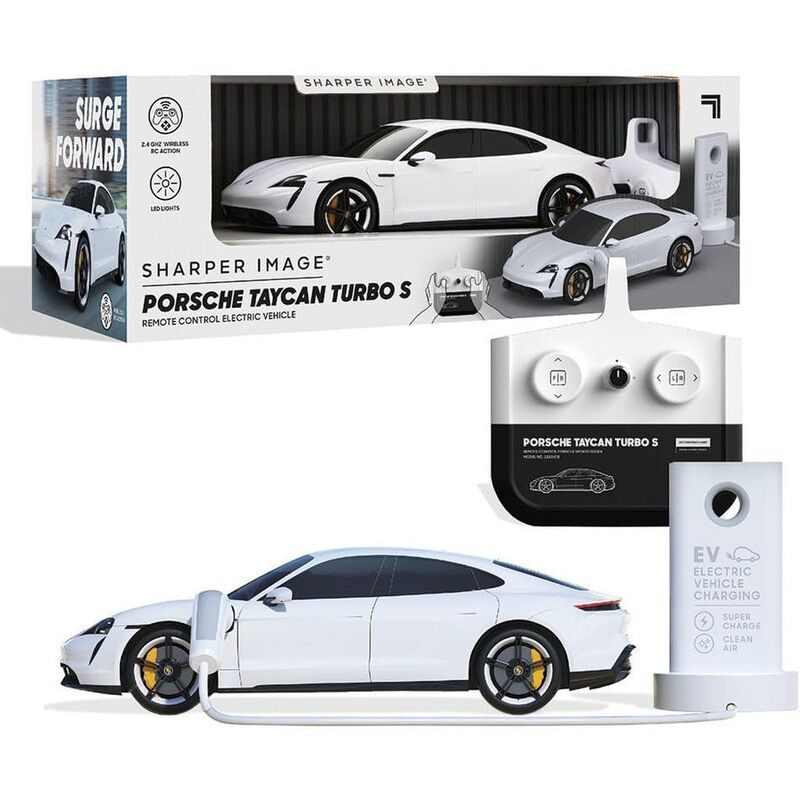 Sharper Image Rc Porsche Taycan Turbo S 1.20 Scale Sharper Image Rc Porsche Taycan Turbo S 1.20 Scale
