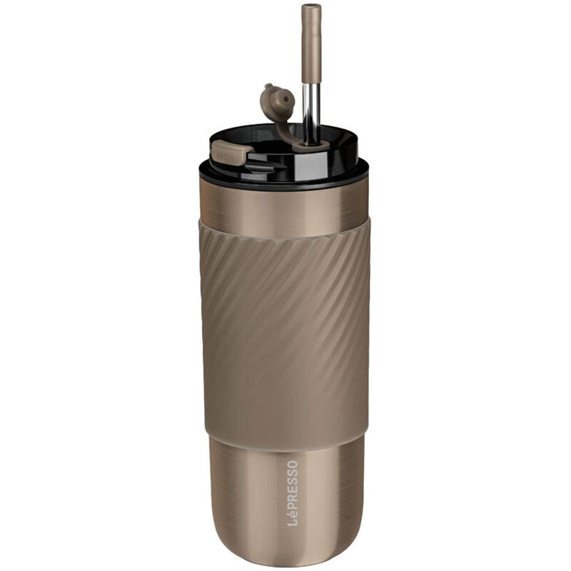 Lepresso Thermal Tumbler With Infusion Filter 520ml - Gold