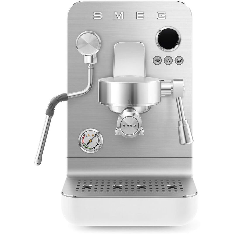 SMEG EMC02WHMUK SMEG Mini Pro Coffee Machine - White SMEG EMC02WHMUK SMEG Mini Pro Coffee Machine - White