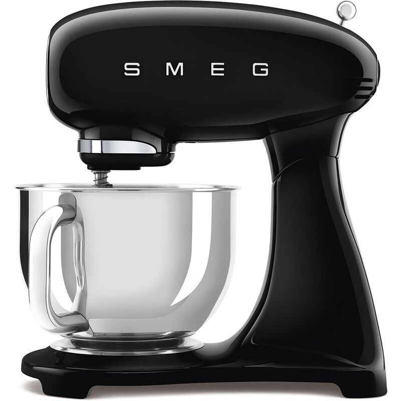 SMEG SMF03BLUK Stand Mixer Full Color With Stainless Steel Bowl - Black SMEG SMF03BLUK Stand Mixer Full Color With Stainless Steel Bowl - Black