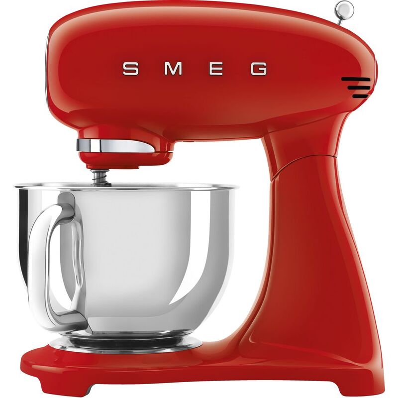SMEG SMF03RDUK Stand Mixer Full Color With Stainless Steel Bowl - Red SMEG SMF03RDUK Stand Mixer Full Color With Stainless Steel Bowl - Red