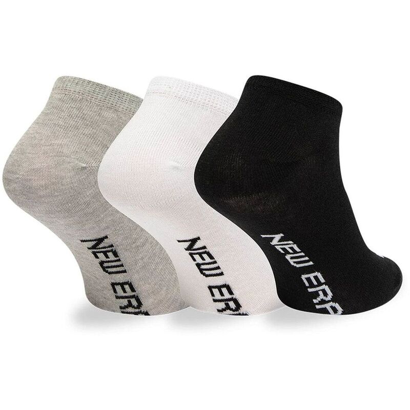 New Era Flag Sneaker Grey/White/Black Socks (3 Pack) New Era Flag Sneaker Grey/White/Black Socks (3 Pack)