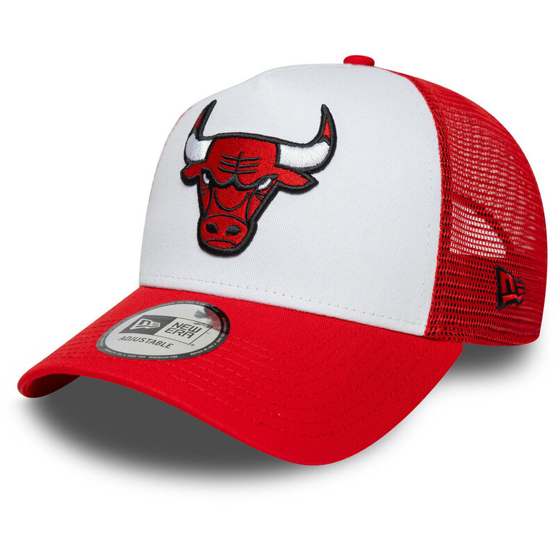 New Era Side Patch Trucker Nba Chicago Bulls Osfm Red Cap New Era Side Patch Trucker Nba Chicago Bulls Osfm Red Cap
