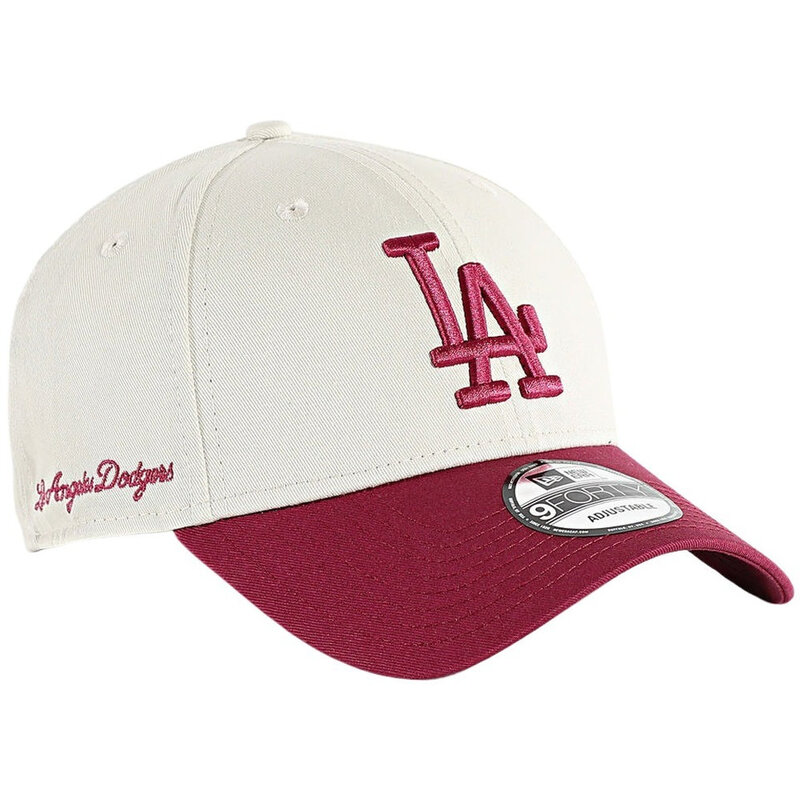 New Era Side Script 9Forty Mlb Los Angeles Dodgers Osfm Ivory/Red Cap New Era Side Script 9Forty Mlb Los Angeles Dodgers Osfm Ivory/Red Cap