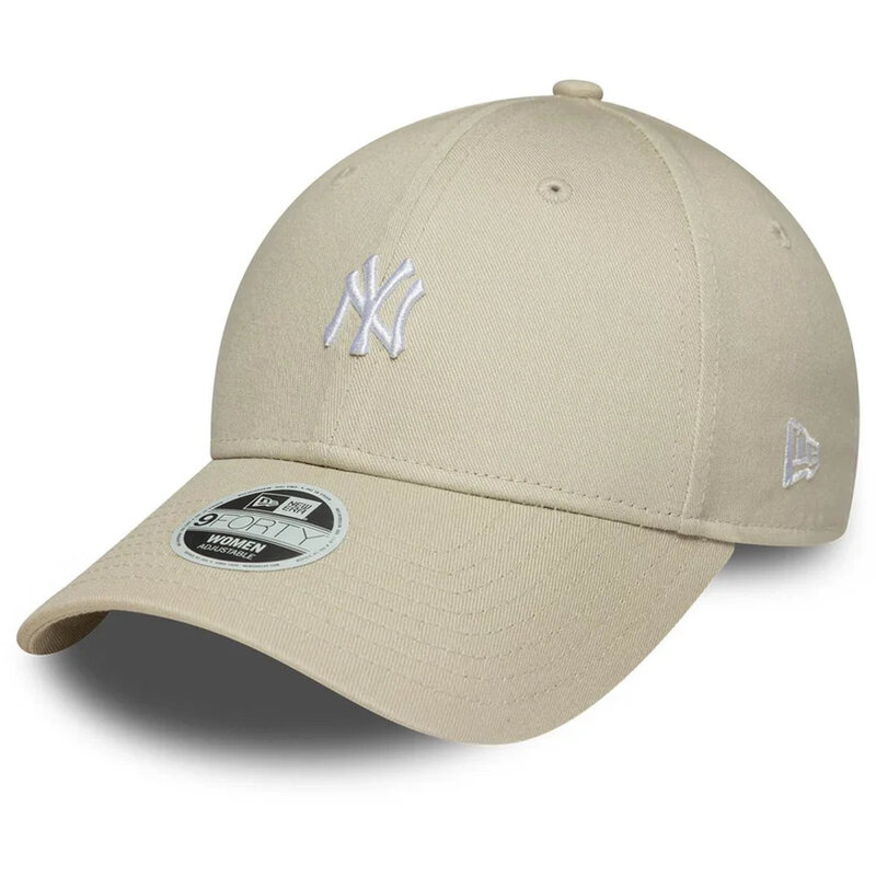New Era Womens Mini Logo 9Forty Mlb New York Yankees Osfm Cream Cap New Era Womens Mini Logo 9Forty Mlb New York Yankees Osfm Cream Cap