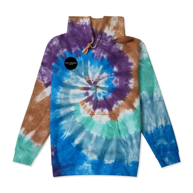 Travis Scott Astroworld Festival Run Hoodie Tie Dye