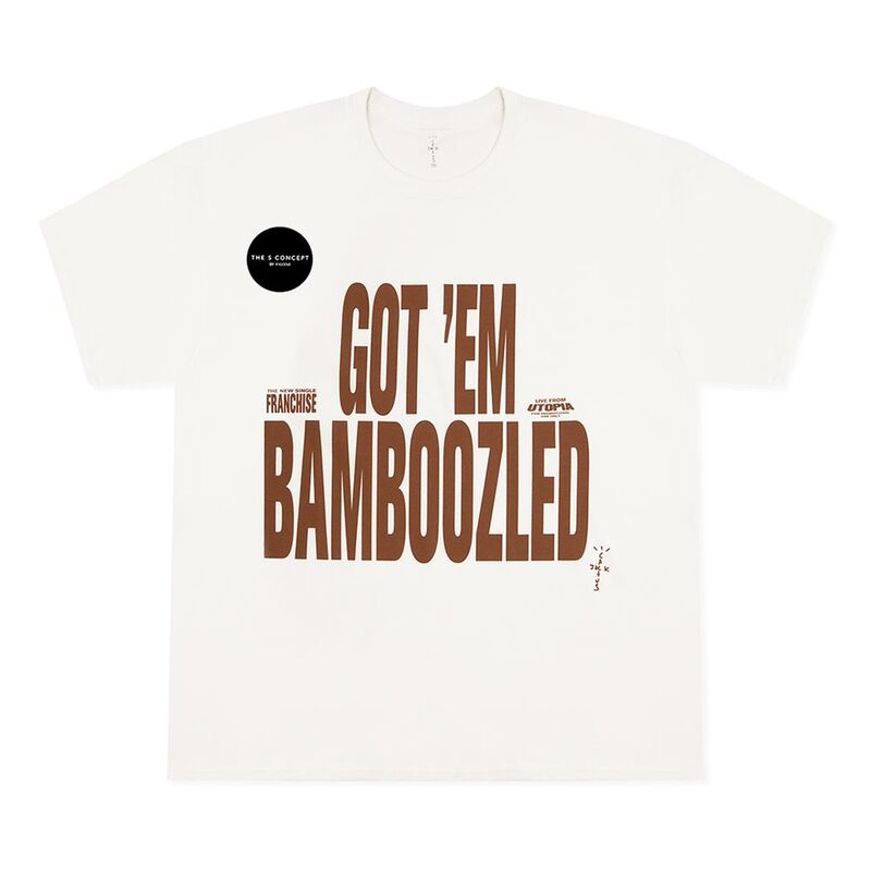 Travis Scott Franchise Promo Yup/Bamboozled T-Shirt Travis Scott Franchise Promo Yup/Bamboozled T-Shirt