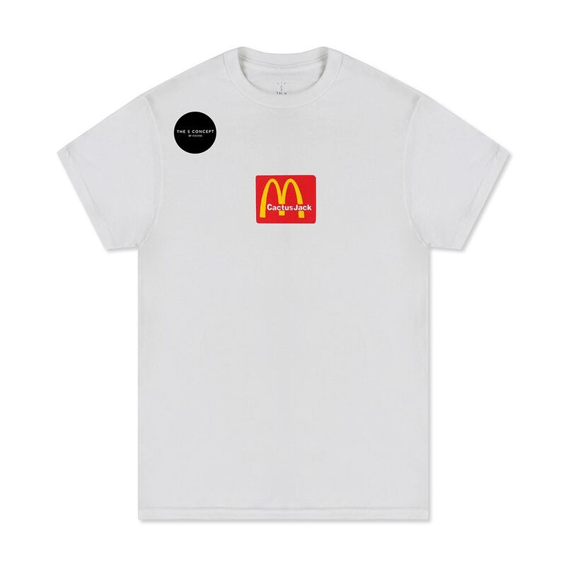 Travis Scott X Mcdonald's Sesame White/Red T-Shirt Travis Scott X Mcdonald's Sesame White/Red T-Shirt