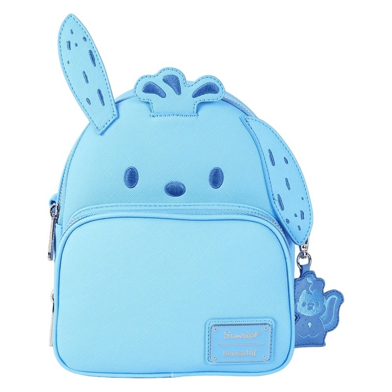 Loungefly Leather Sanrio Pochacco Clean Convertible Mini Backpack Loungefly Leather Sanrio Pochacco Clean Convertible Mini Backpack