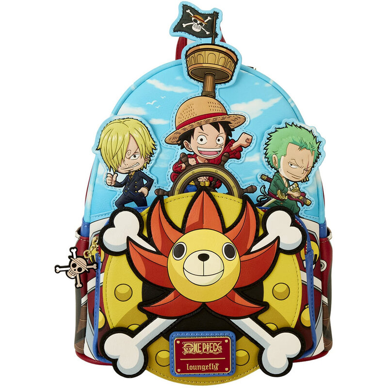 Loungefly Leather Toei One Piece Mini Backpack Loungefly Leather Toei One Piece Mini Backpack