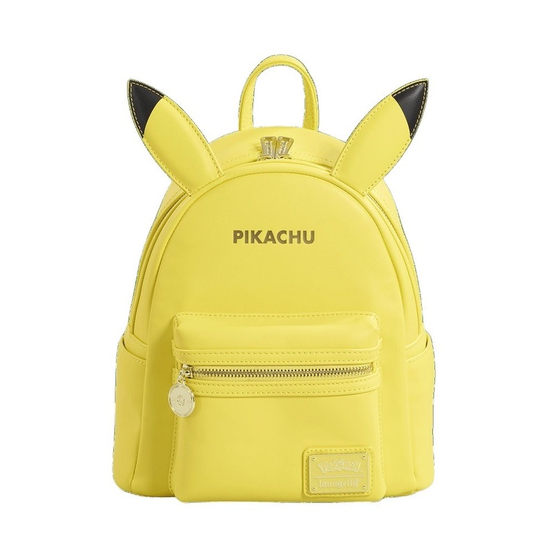 Loungefly Leather Pokemon Pikachu Minimalist Mini Backpack Loungefly Leather Pokemon Pikachu Minimalist Mini Backpack