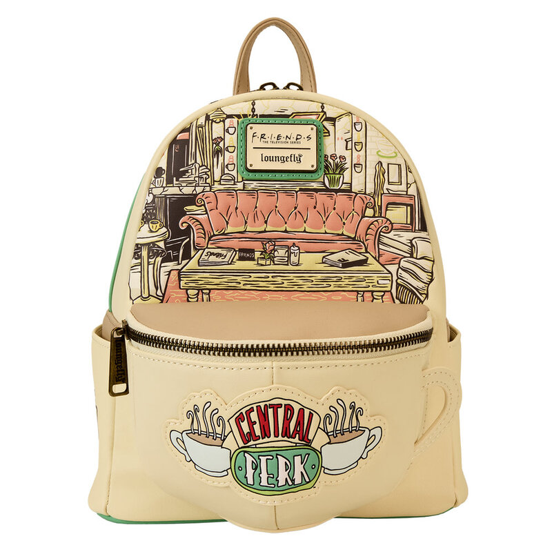 Loungefly Leather Friends Central Perk Mini Backpack