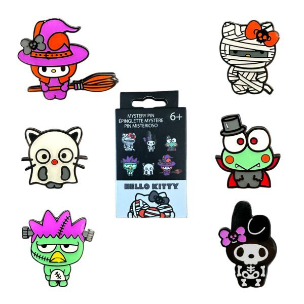 Loungefly Blind Box Pin Sanrio Halloween Costume Blind Enamel Pins