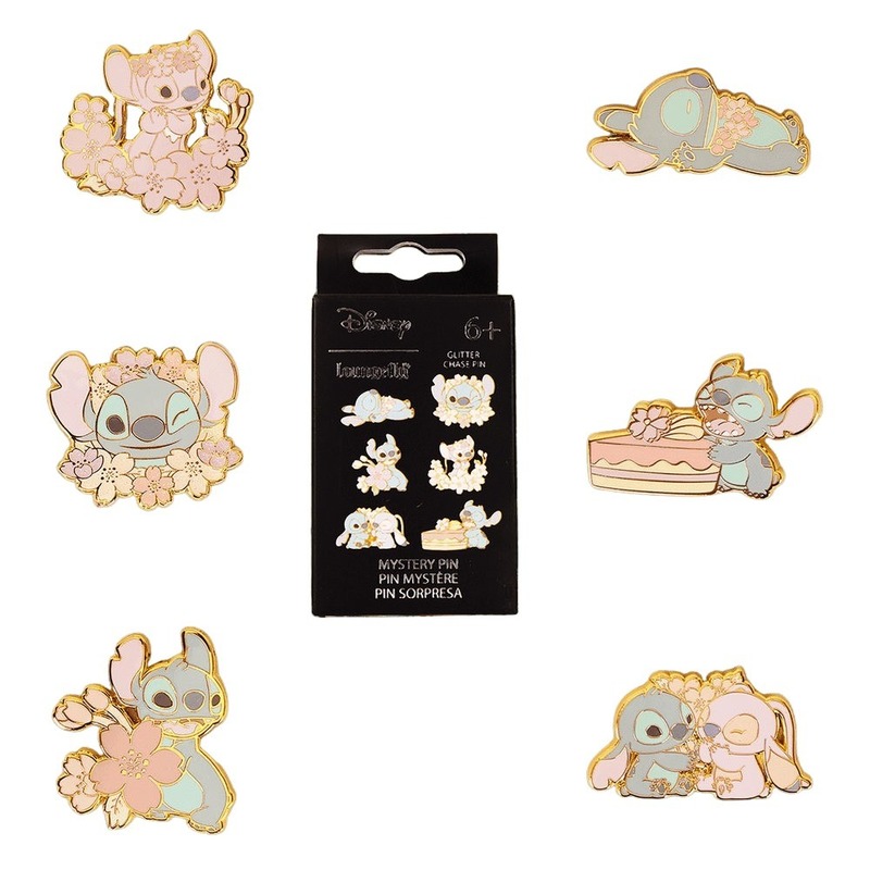 Loungefly Blind Box Pin Disney Cute Stitch Mystery Pin Loungefly Blind Box Pin Disney Cute Stitch Mystery Pin