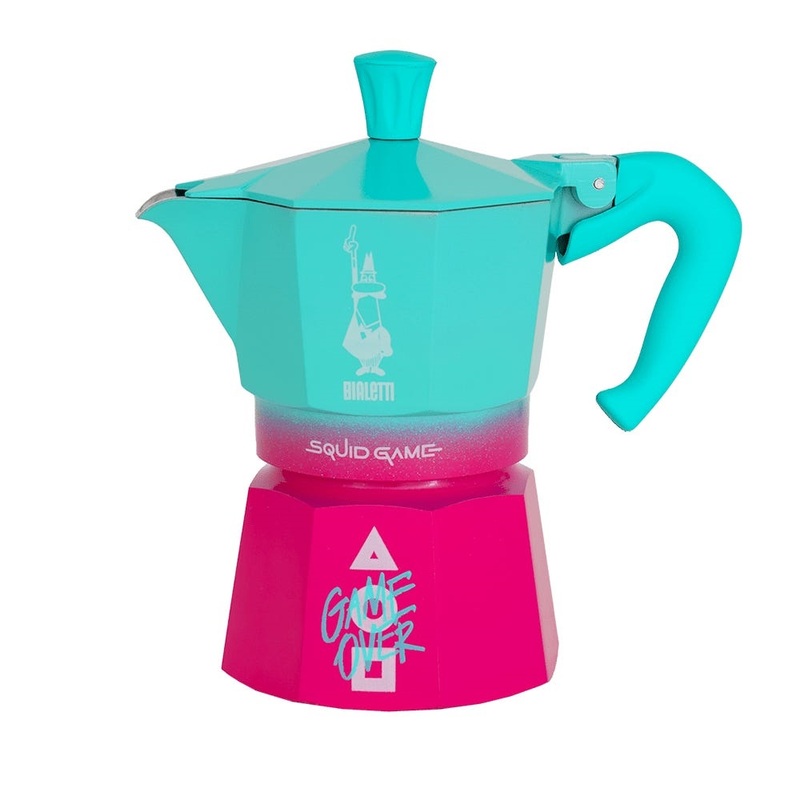 Bialetti Squid Game Moka Espresso Maker (3 Cups) Bialetti Squid Game Moka Espresso Maker (3 Cups)
