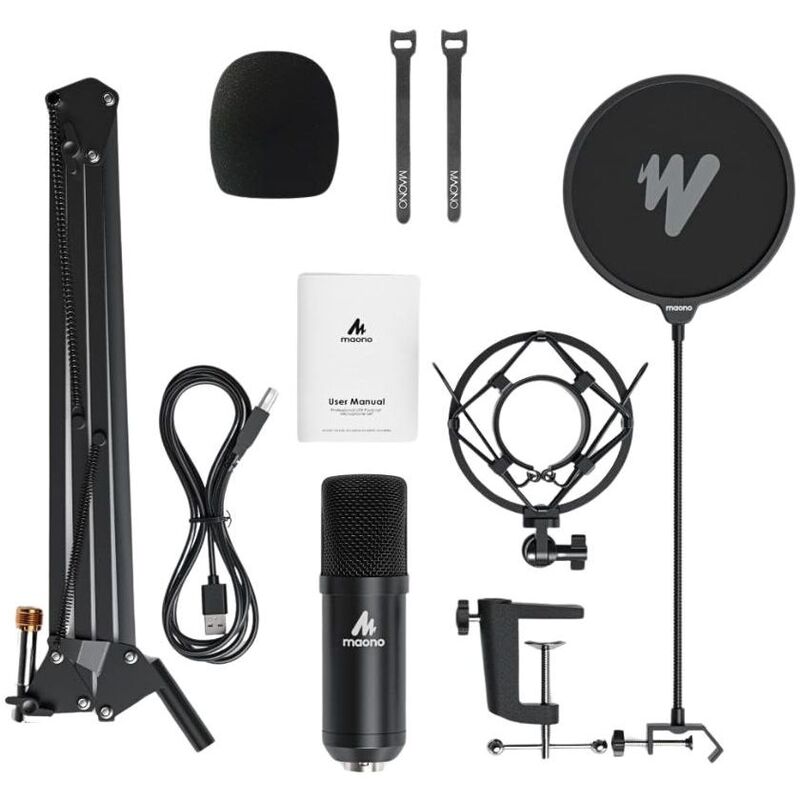 Maono AU-A04 Microphone Kit - Black