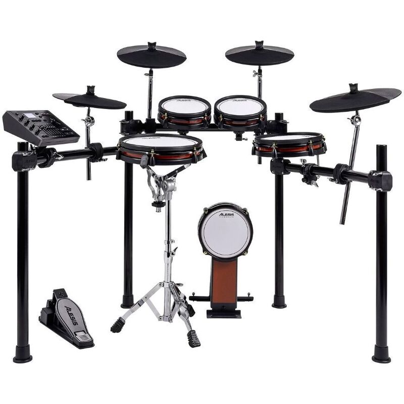 Alesis Crimson III Electronic 9-Piece Drum Kit With Mesh Heads - Black