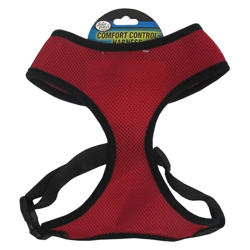 Four Paws Comfort Control Pet Harness - Red (Medium 12/CS) Four Paws Comfort Control Pet Harness - Red (Medium 12/CS)