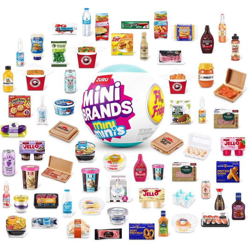 Zuru Mini Brands - Fill The Fridge (Assorted - Includes 1) Zuru Mini Brands - Fill The Fridge (Assorted - Includes 1)