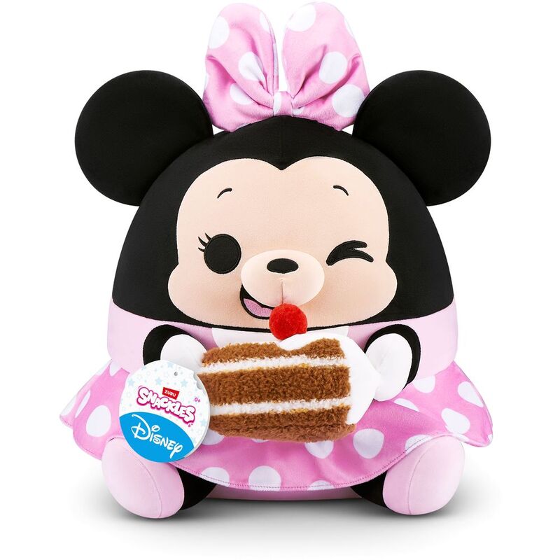 Zuru Snackles - Minnie & Chocolate Cake 14-Inch Plush Toy