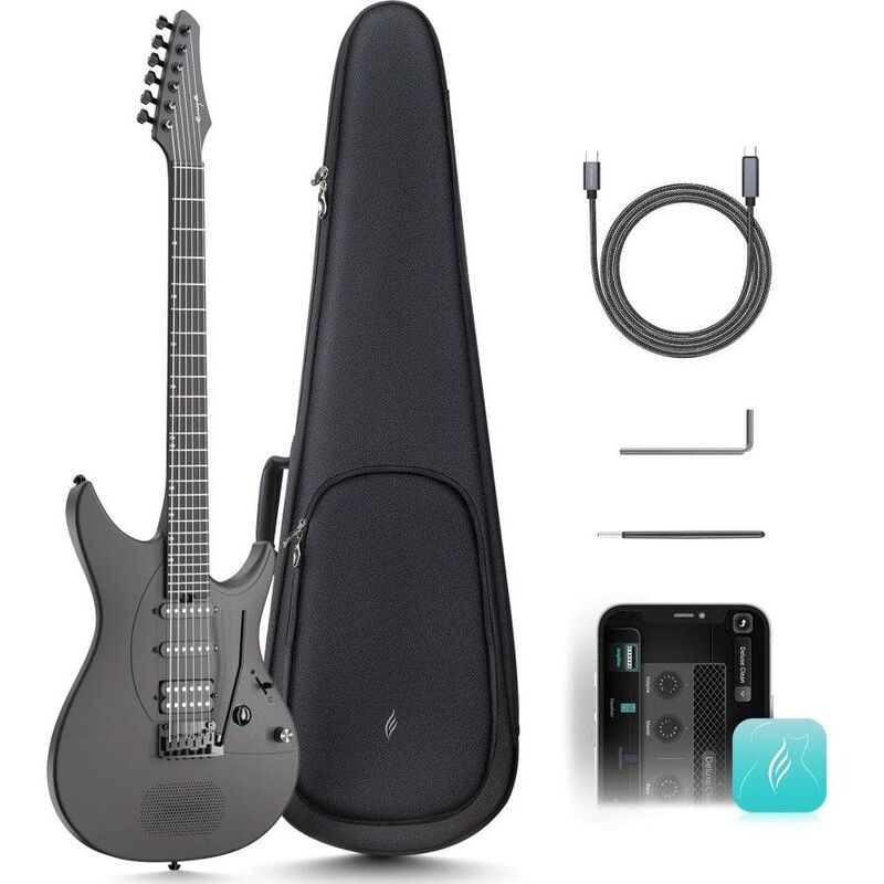 Enya Inspire Smart Electric Guitar - Black