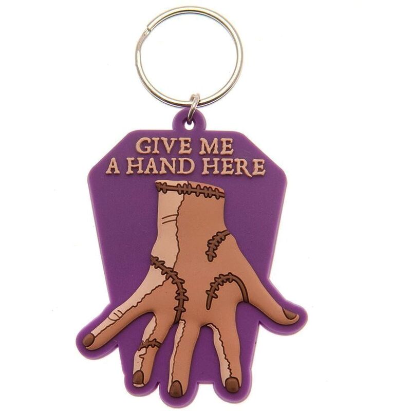 Pyramid Wednesday - Give Me A Hand Rubber Keychain Pyramid Wednesday - Give Me A Hand Rubber Keychain