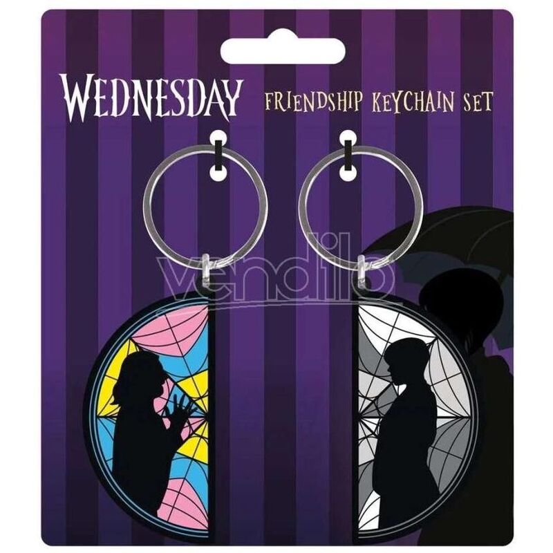 Pyramid Wednesday - Enid Window PVC Keychain (Pack of 2) Pyramid Wednesday - Enid Window PVC Keychain (Pack of 2)