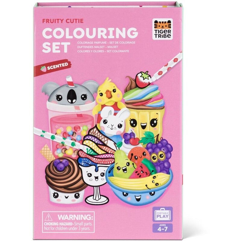 Tiger Tribe Scented Coloring - Fruity Cutie Tiger Tribe Scented Coloring - Fruity Cutie