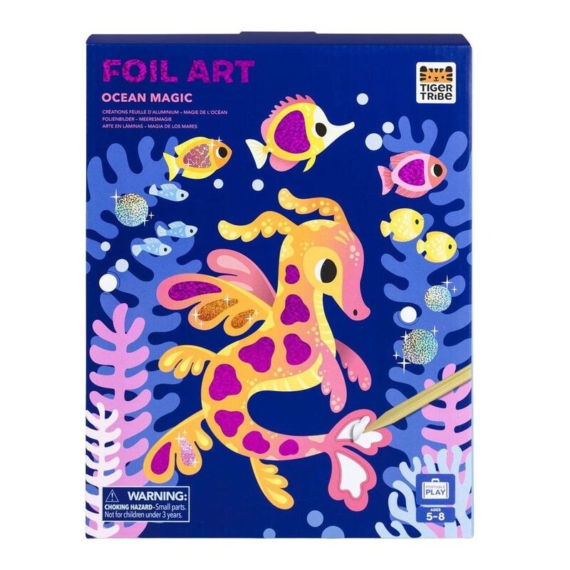 Tiger Tribe Foil Art - Ocean Magic Tiger Tribe Foil Art - Ocean Magic