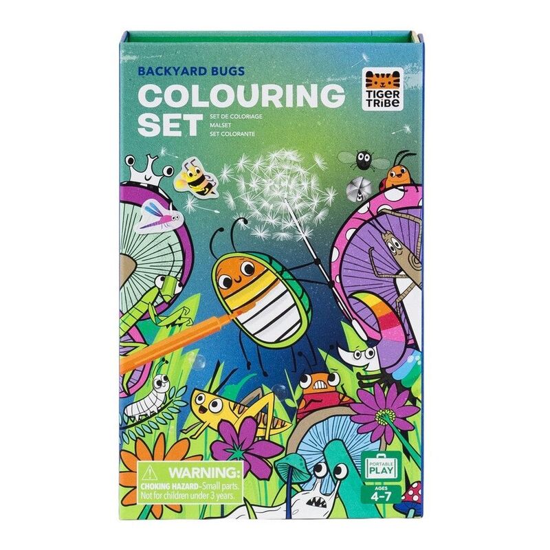 Tiger Tribe Coloring Set - Backyard Bugs Tiger Tribe Coloring Set - Backyard Bugs