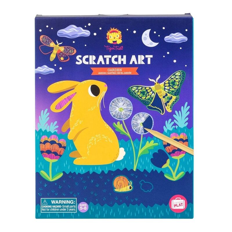 Tiger Tribe Scratch Art - Garden Tiger Tribe Scratch Art - Garden