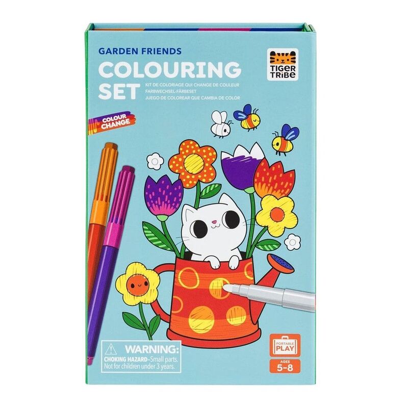 Tiger Tribe Color Change Coloring Set - Garden Friends Tiger Tribe Color Change Coloring Set - Garden Friends