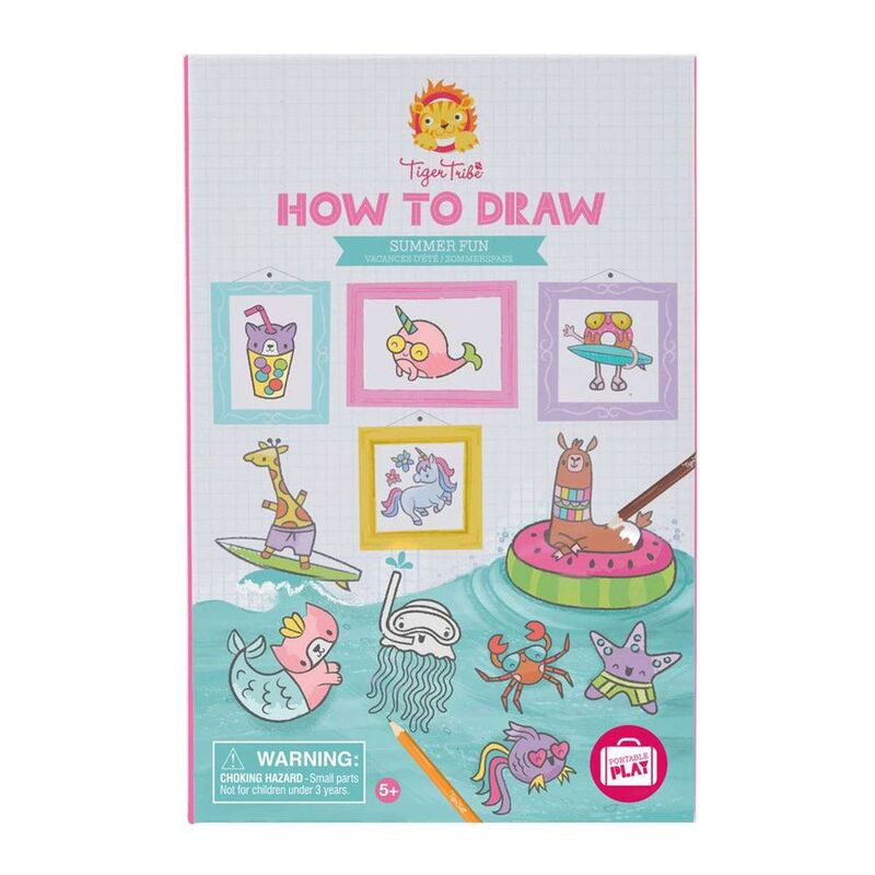 Tiger Tribe How To Draw - Summer Fun Tiger Tribe How To Draw - Summer Fun