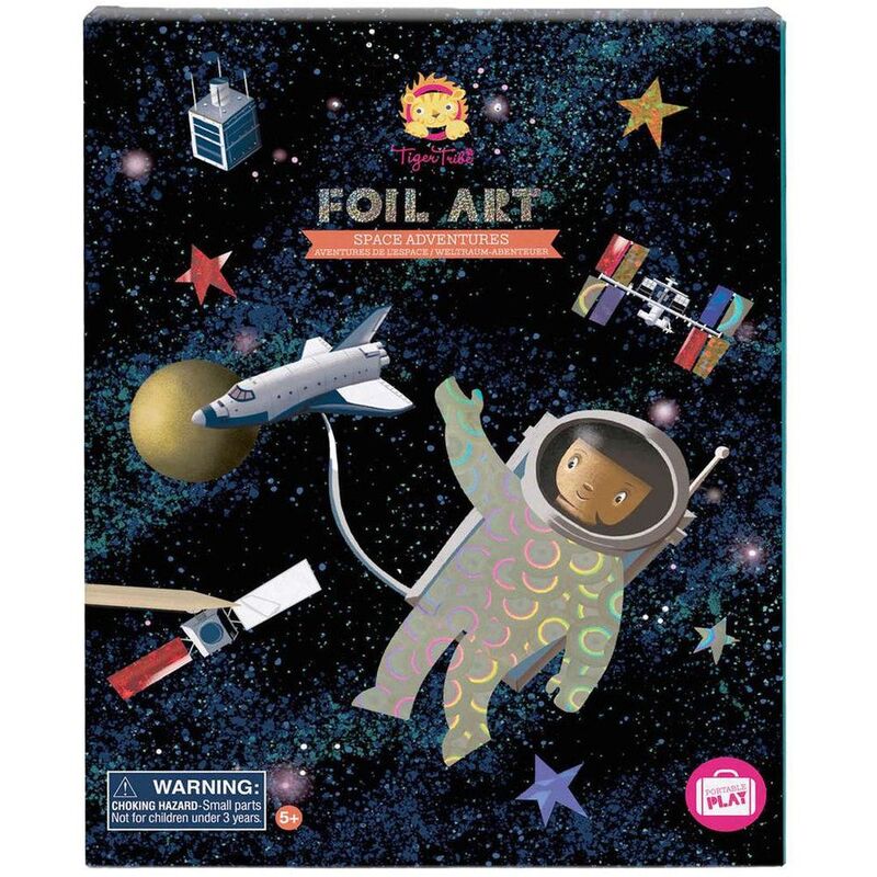 Tiger Tribe Foil Art - Space Adventures Tiger Tribe Foil Art - Space Adventures