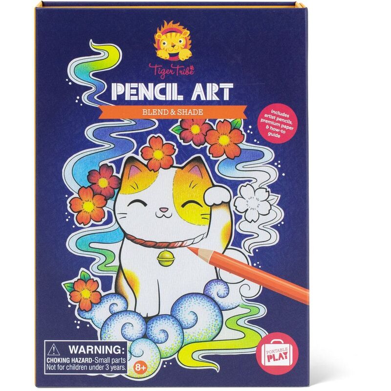 Tiger Tribe Pencil Art - Blend And Shade Tiger Tribe Pencil Art - Blend And Shade