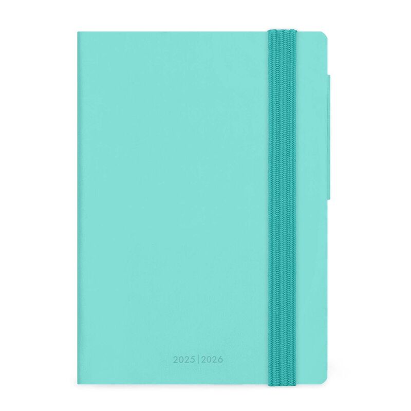 Legami 16 - Month Diary - 2025/2026 - Small Weekly Diary With Notebook - Aquatic Awe