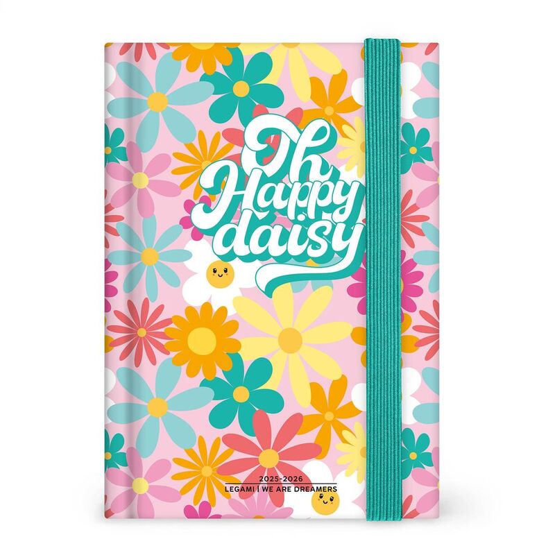 Legami 16 - Month Diary - 2025/2026 - Small Photo Daily Diary - Daisy Legami 16 - Month Diary - 2025/2026 - Small Photo Daily Diary - Daisy