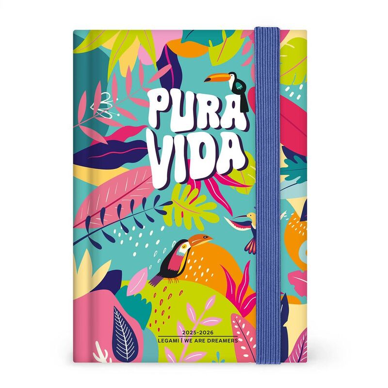 Legami 16 - Month Diary - 2025/2026 - Small Photo Daily Diary - Pura Vida Legami 16 - Month Diary - 2025/2026 - Small Photo Daily Diary - Pura Vida