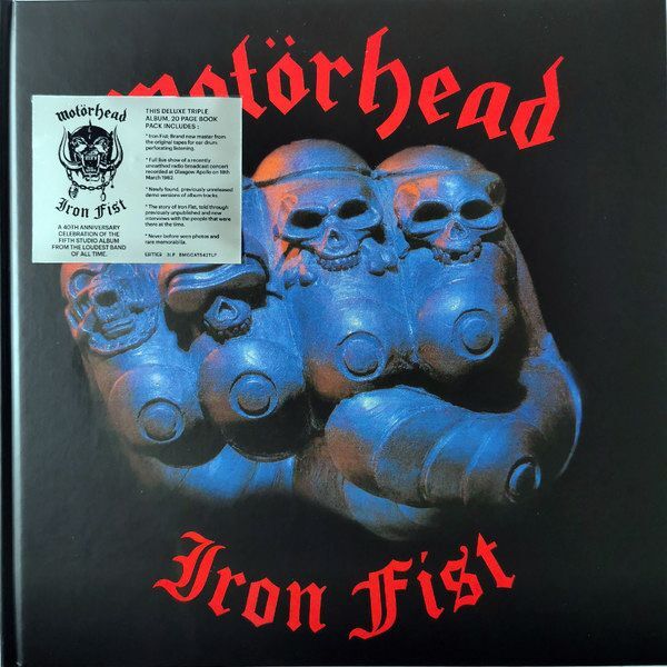 Iron Fist (3XLP Bookpack / 40th Anniversary Edition) | Motörhead Iron Fist (3XLP Bookpack / 40th Anniversary Edition) | Motörhead
