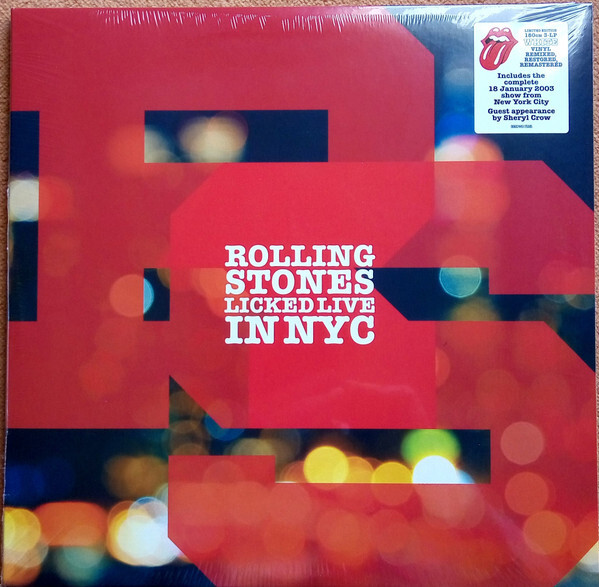 Licked Live In NYC (Live In New York City / United States / 2003 / Opaque White Version / 3 Vinyl Set) | The Rolling Stones