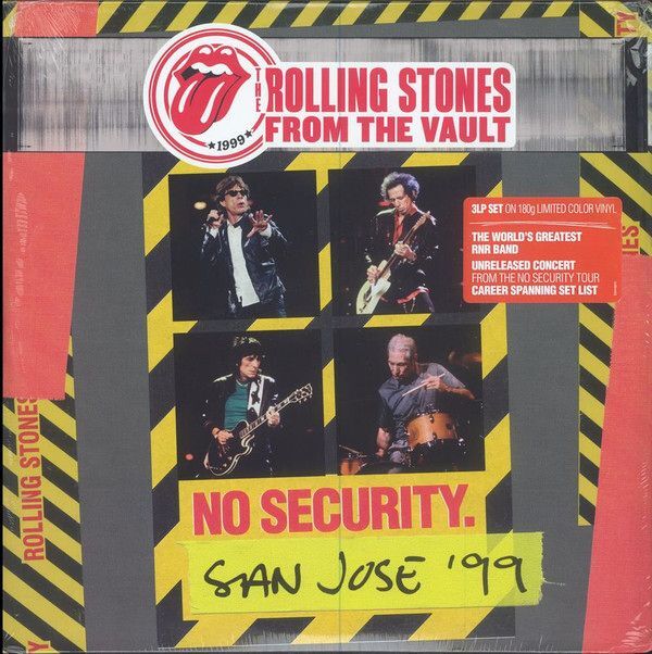 No Security. San Jose '99 (Live From The San Jose Arena / California / 1999 / Intl. Version / 3 LP Set) | The Rolling Stones